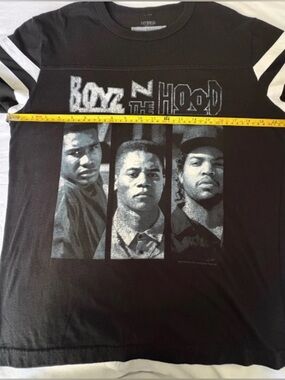 Hybrid & company Black 'Boyz N The Hood' Graphic Short-Sleeve Tee